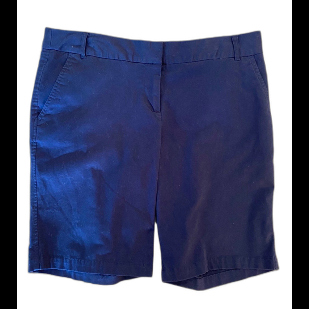 Roz & Ali Womens Walking Shorts‎ Plus Size 14 Navy Casual Sporty Bermuda  Comfy